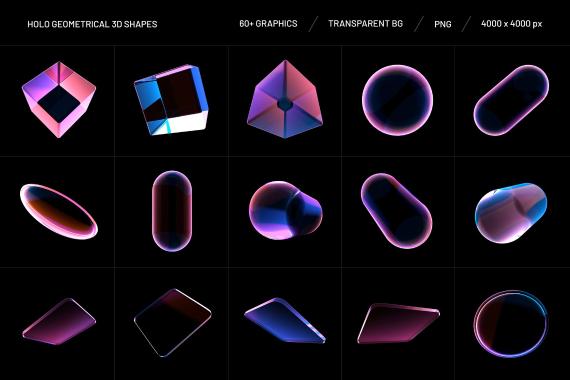 Geometrical 3D Shapes
