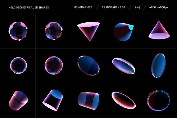 Geometrical 3D Shapes