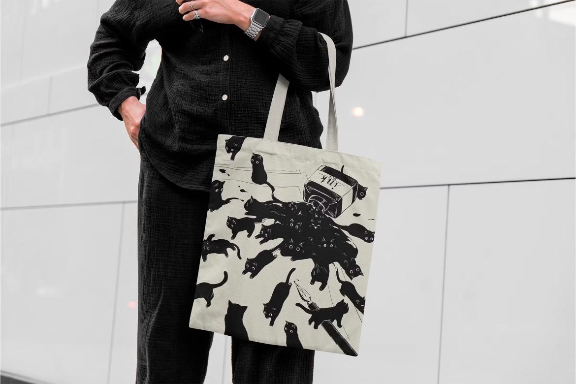 Tote Bag Urban Mockups