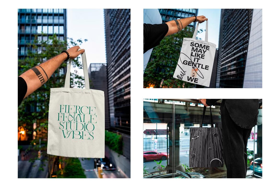 Tote Bag Urban Mockups