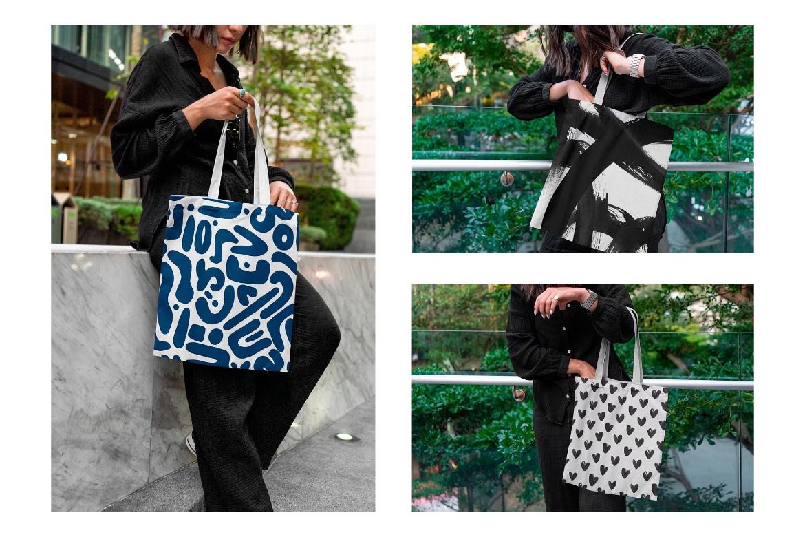 Tote Bag Urban Mockups