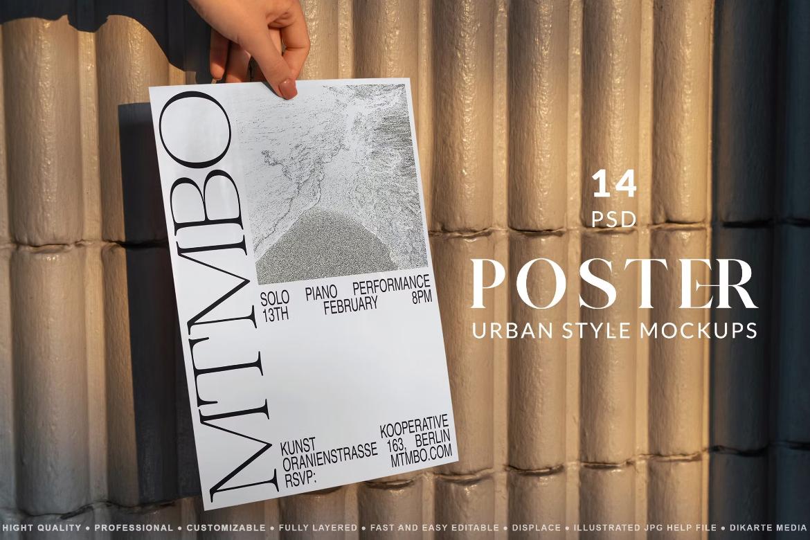 Urban Poster Mockups