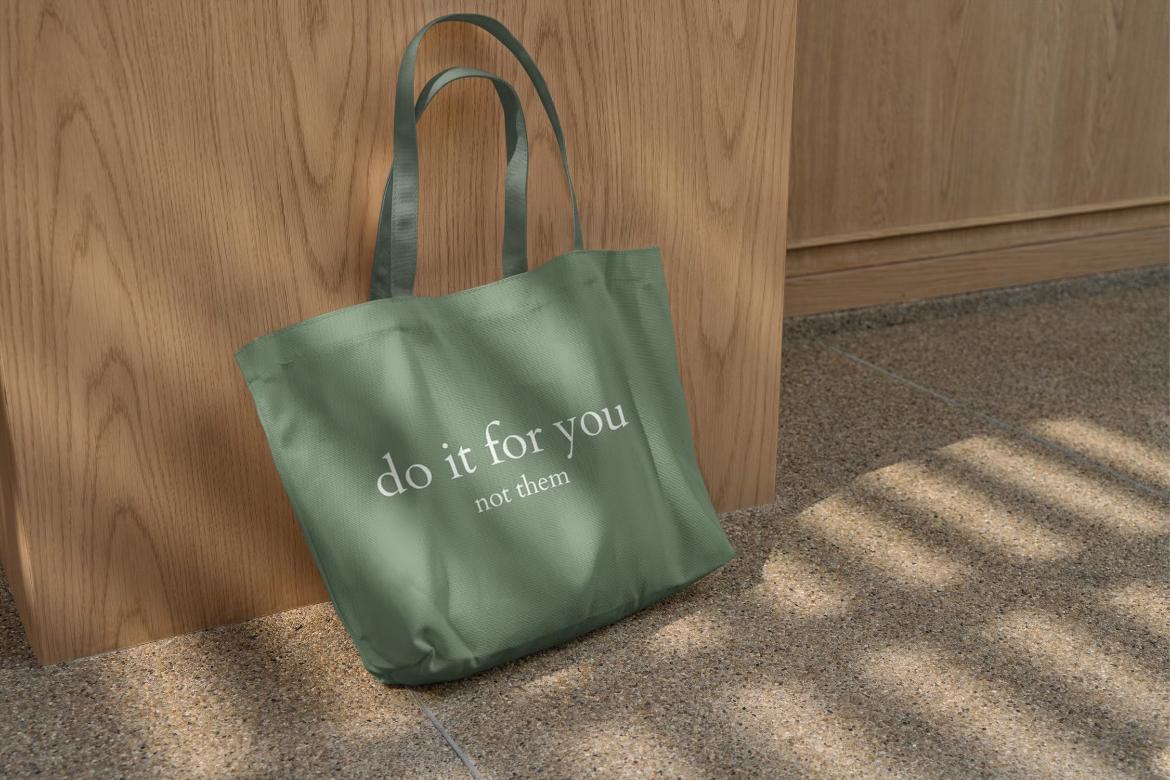 Wide Tote Bag Mockups