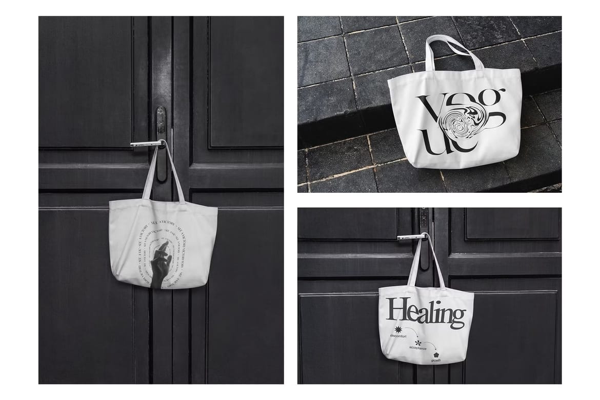 Tote Bag Wide Style Vol 2