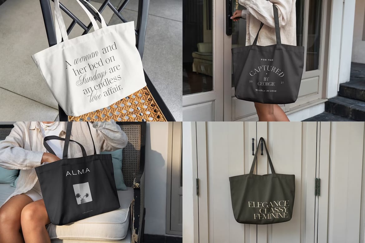 Tote Bag Wide Style Vol 2
