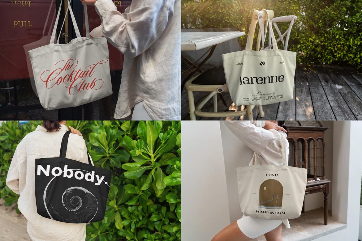 Tote Bag Wide Style Vol 2