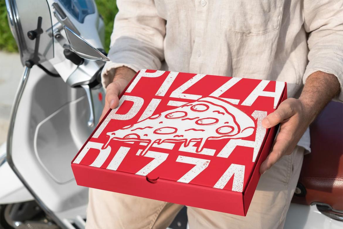 Pizza Box Mockups Set