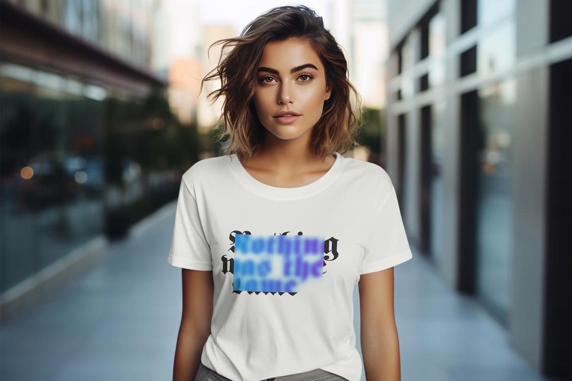 T-Shirt Mockup Stylish Models