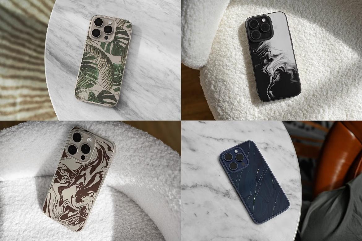 iPhone 15 Pro Clear Case Mockups