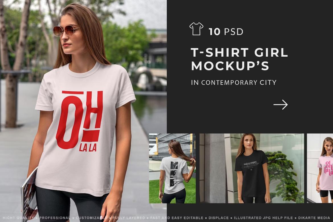 Woman T-Shirt Mockups