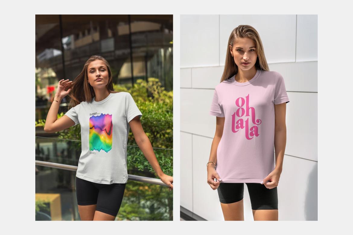 Woman T-Shirt Mockups