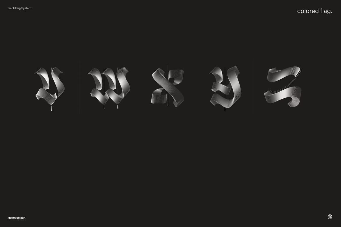 Illuminated Black Letters