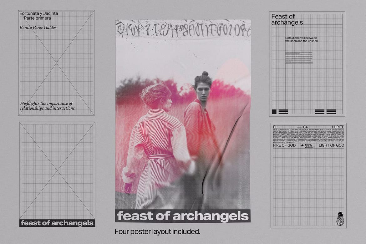 Feast of Archangels - Neon elements