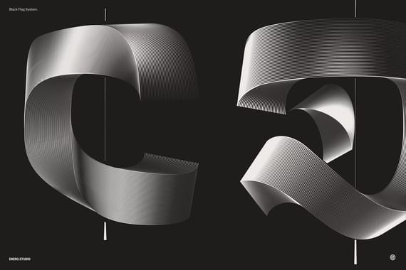 Illuminated Black Letters