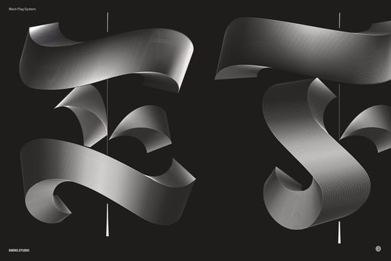 Illuminated Black Letters