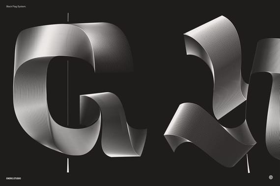 Illuminated Black Letters