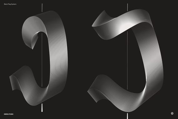 Illuminated Black Letters