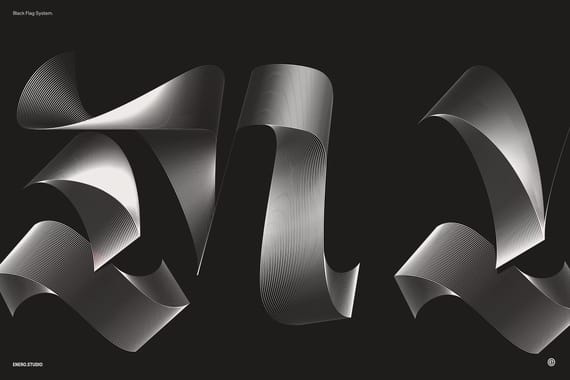 Illuminated Black Letters