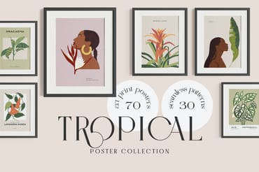 Tropical Prints Posters