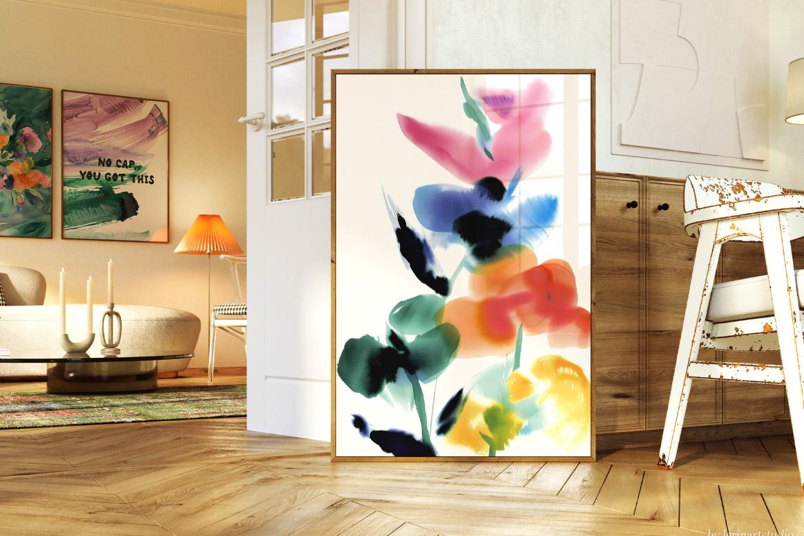 55 Bright Colorful Watercolor PRINTS