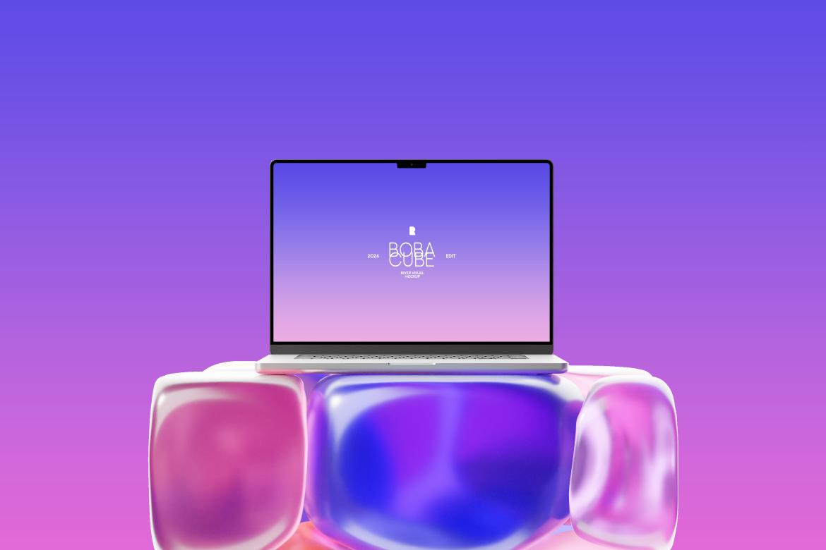 Device Mockup - Boba Cube