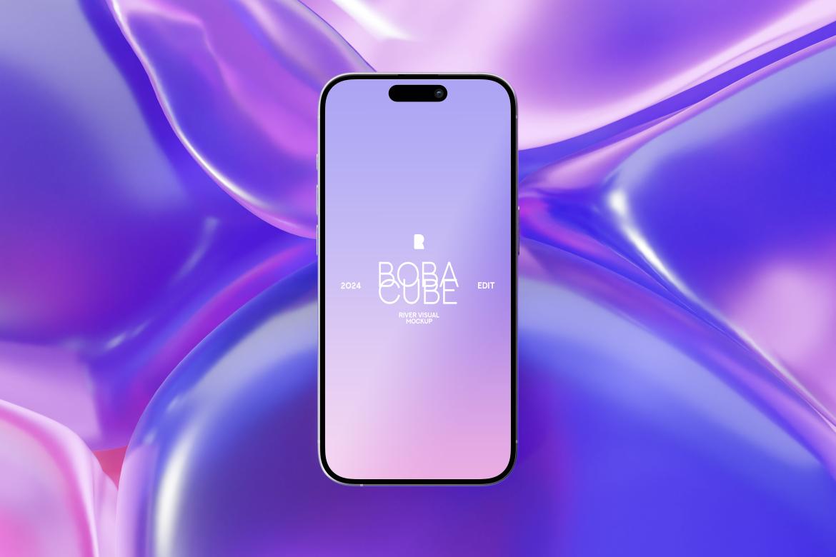 Device Mockup - Boba Cube