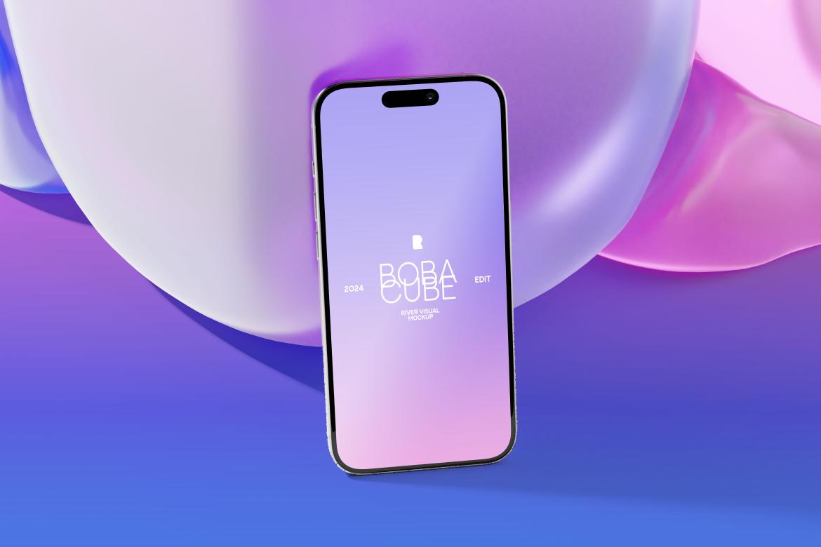 Device Mockup - Boba Cube