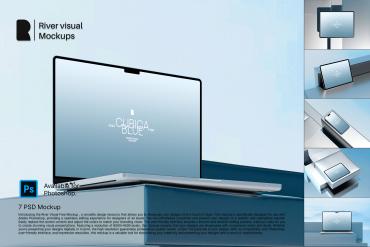 Device Mockup - Cubica Blue