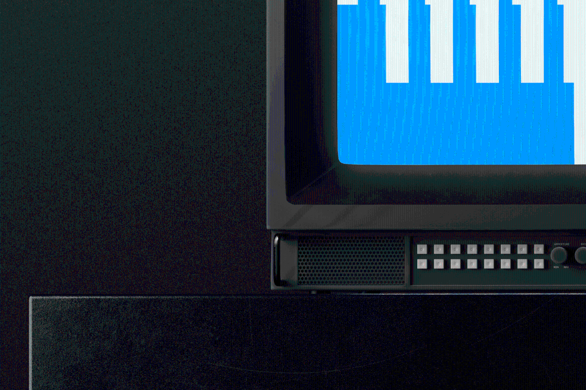 CRT Video Monitor Mockup