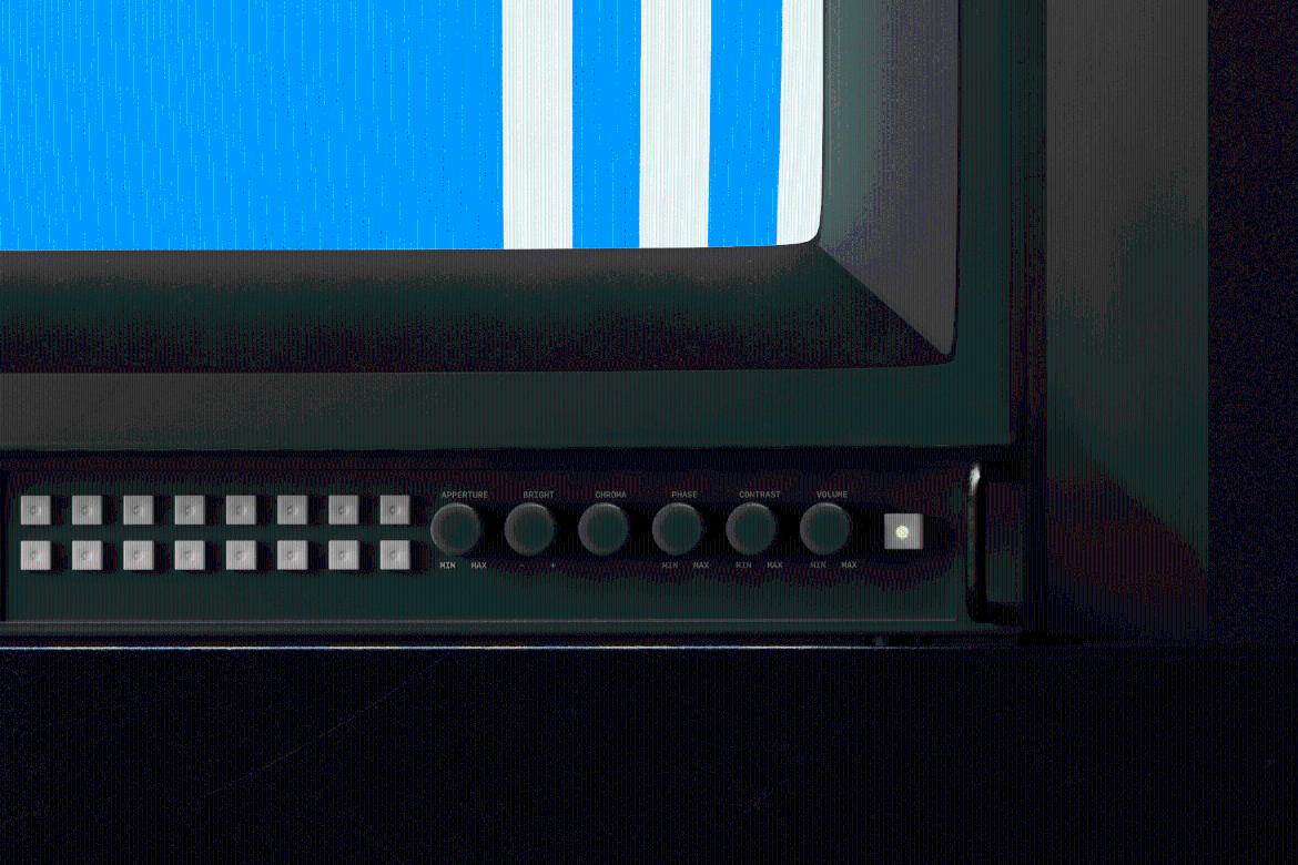 CRT Video Monitor Mockup