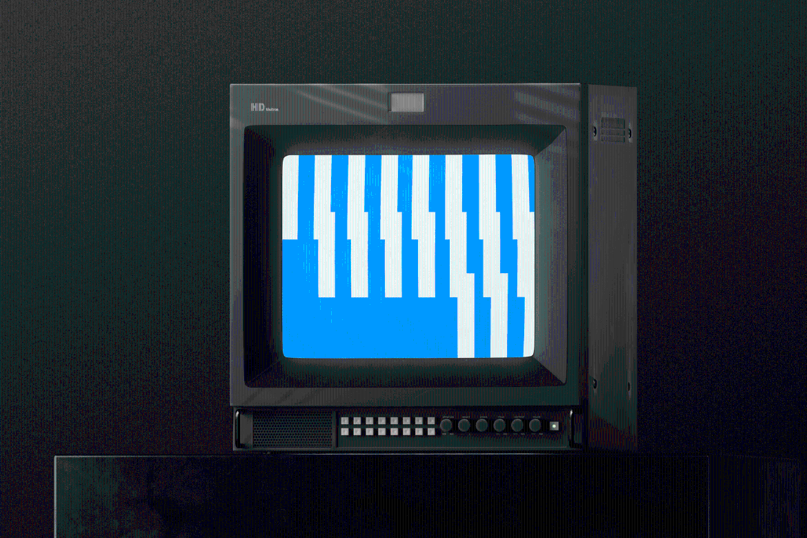 CRT Video Monitor Mockup