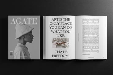 AGATE / Magazine Mockups
