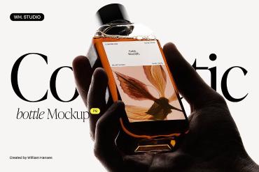 Cosmetic Bottle Mockup WH