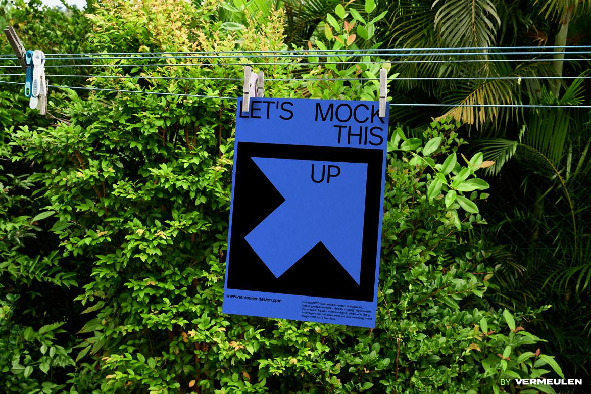 A3 Poster realistic Mockup / GW01|09
