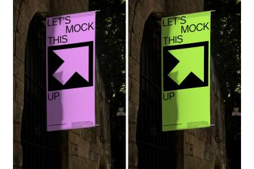Realistic Sign Billboard Mockup for Photoshop  / BCN01|01