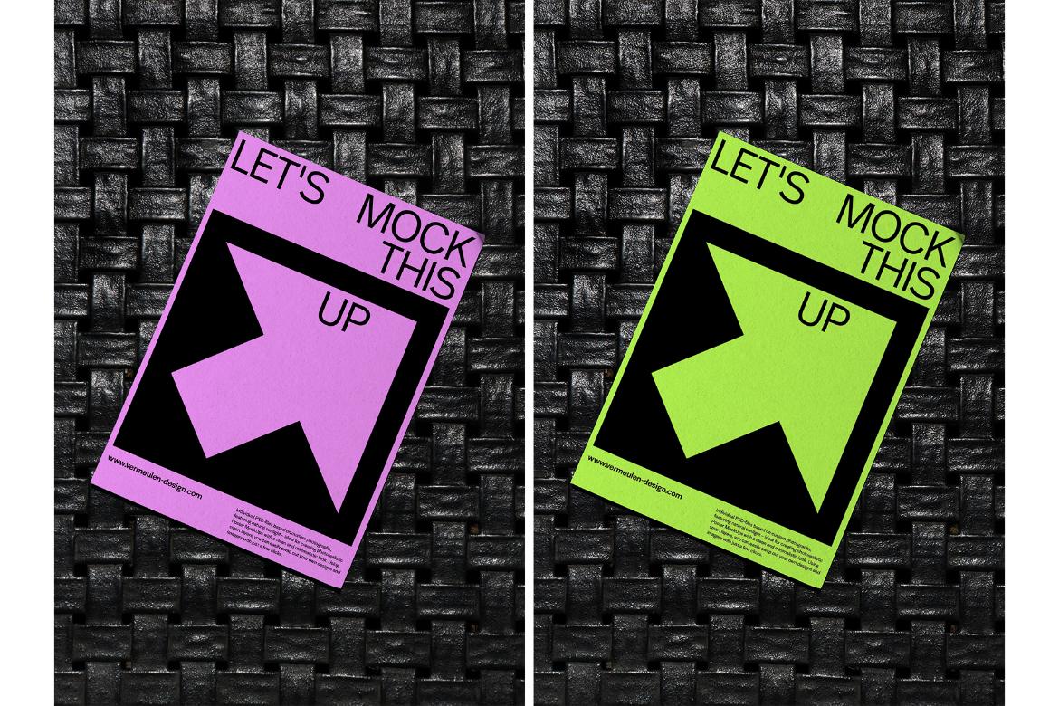 A3 Poster realistic Mockup / BCN01|05