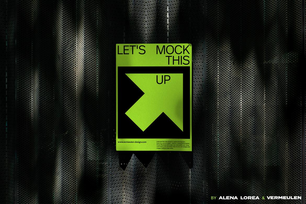 A3 Poster realistic Mockup / BCN01|10