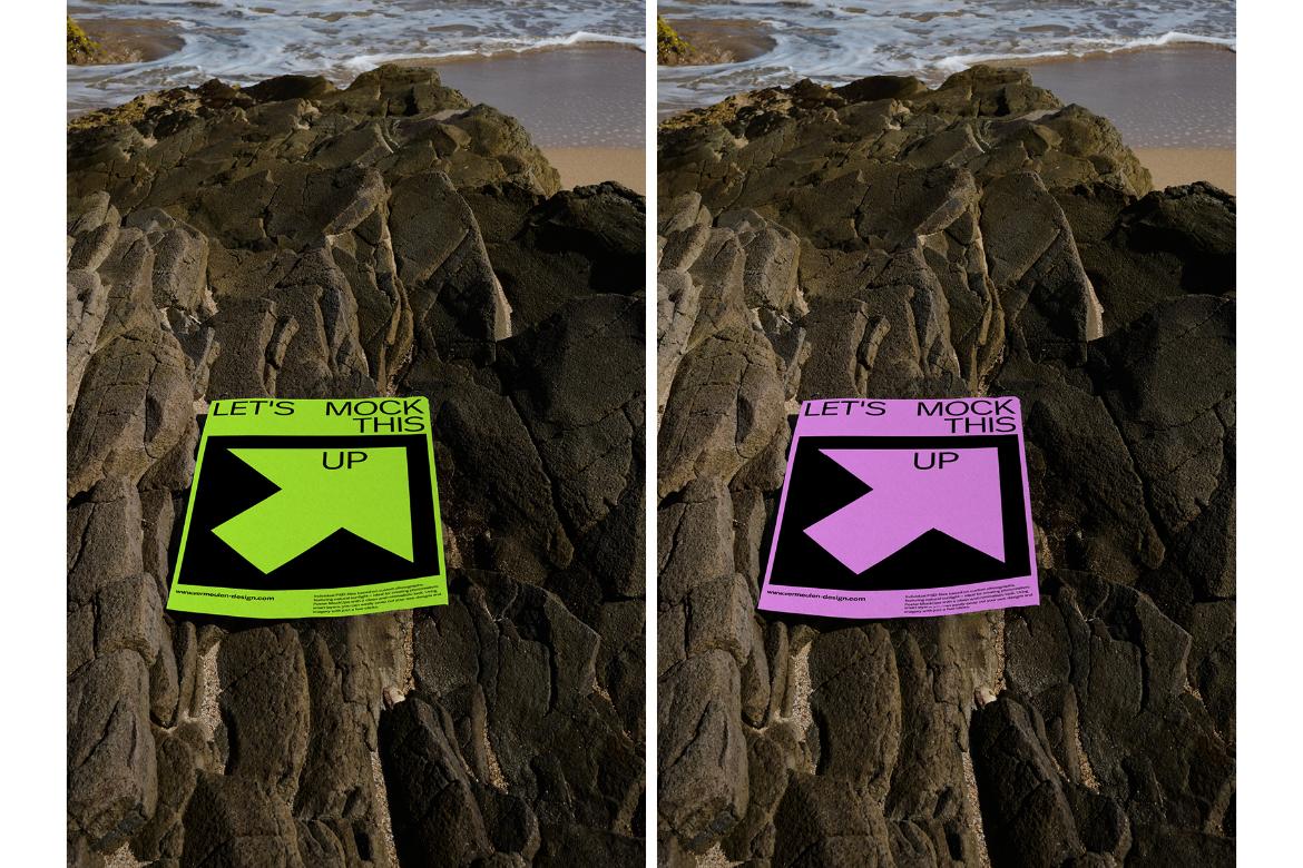 A3 Poster realistic Mockup / GW02|07