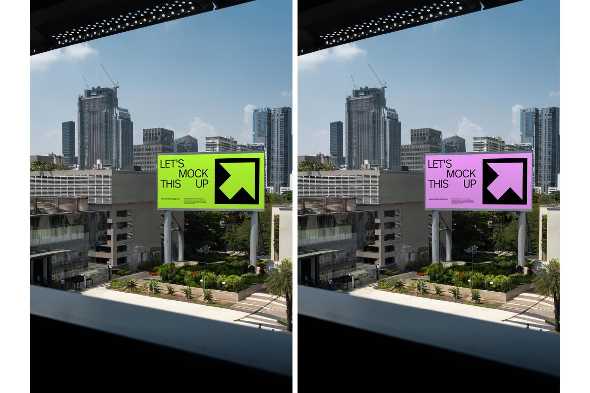 Realistic Sign Billboard Mockup for Photoshop / VIET01|10