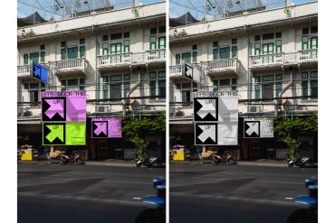 Realistic Sign Billboard Mockup for Photoshop  / VIET01|04