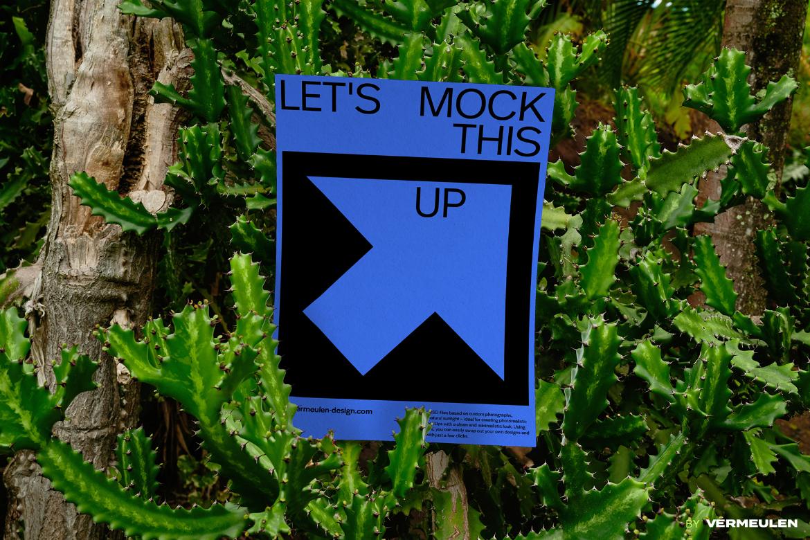 A3 Poster realistic Mockup / GW02|01