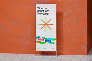 Free Standing Banner Mockup