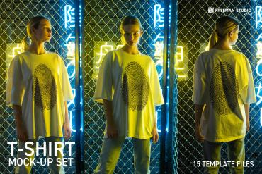 T-Shirt Mock-Up Set