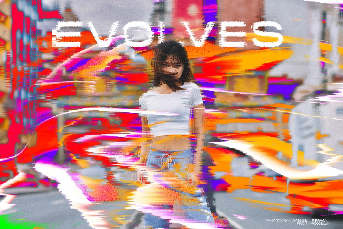 280 Glitch Distortion textures