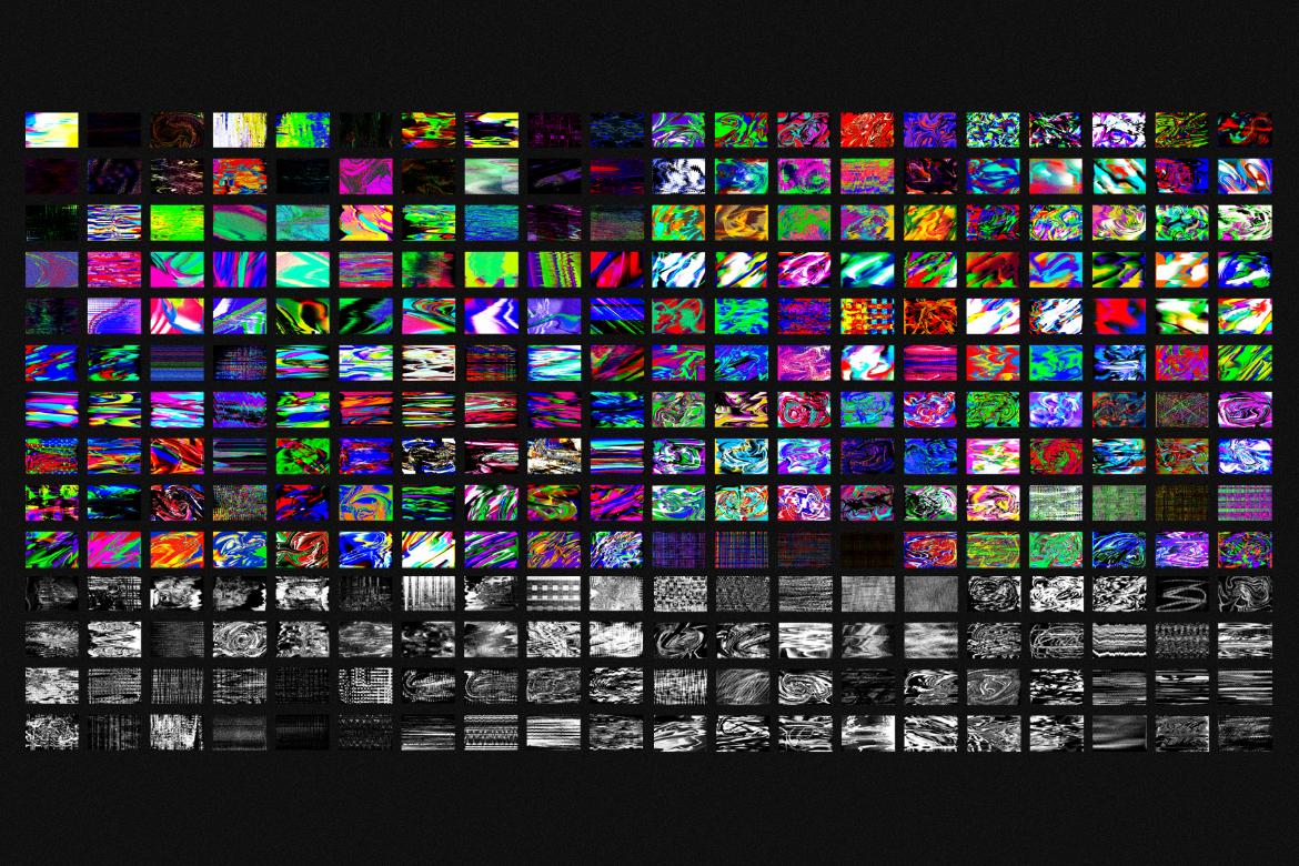 280 Glitch Distortion textures