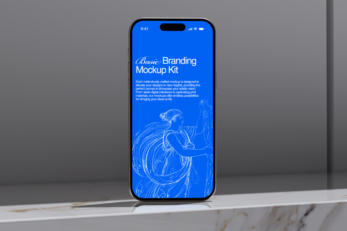 iPhone Mockup Bundle (Basic Branding Mockup Kit)