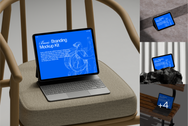 iPad Mockup Bundle (Basic Branding Mockup Kit)