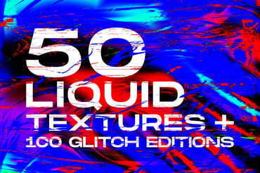 Liquid and Glitch Texture backgrounds