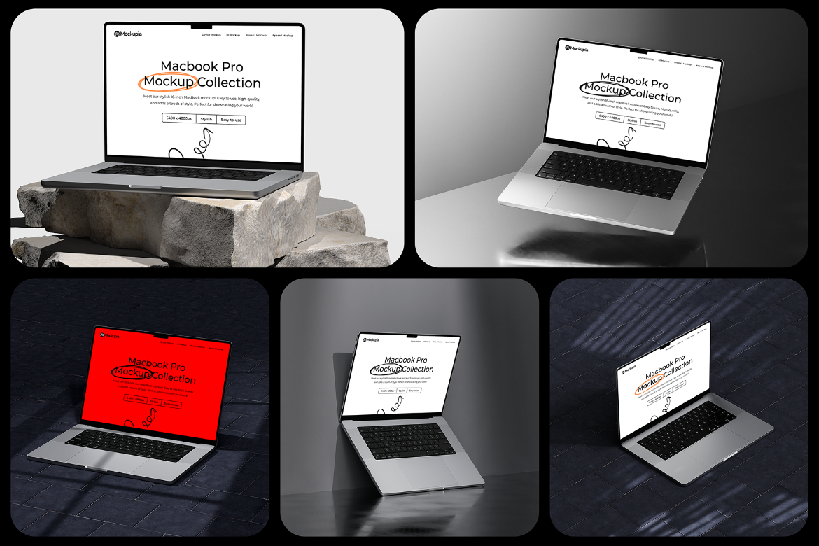 Vertex- MacBook Pro Mockup Collection