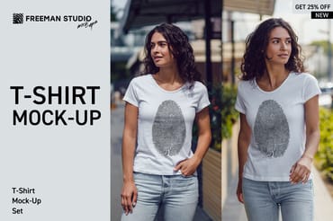 T-Shirt Mock-Up Set